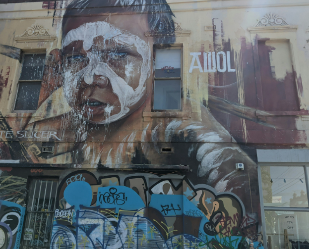 Class Trip Adelaide Street Art Tour — snack break at cafés on Leigh Street