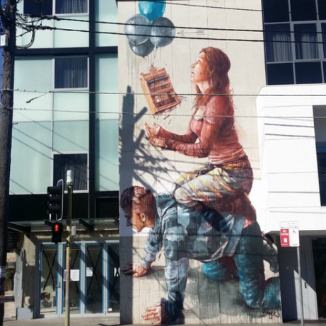 Sydney Team Building Street Art Walk — team navigating Newtown laneways near King Street