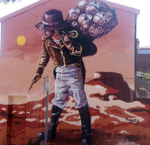 Sydney Team Building Street Art Walk — colleagues exploring Enmore Road with the app