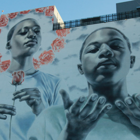 Miami Team Building Street Art Walk — team starting by Wynwood Walls entrance