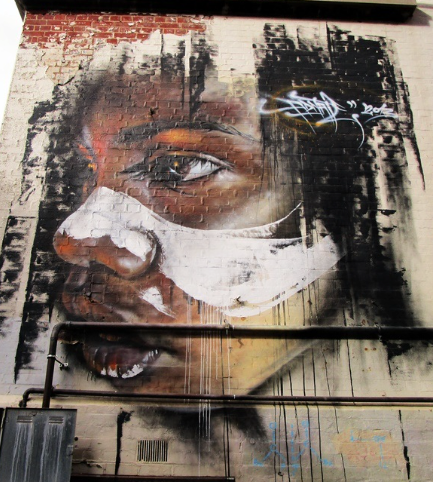 Adelaide Team Building Street Art Walk — team navigating Rundle Mall near The Spheres