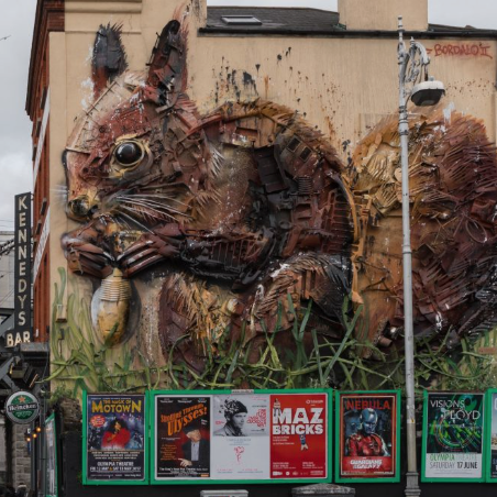 Dublin Team Building Street Art Walk — team starting in Temple Bar near Crown Alley