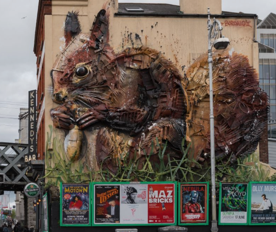Dublin Team Building Street Art Walk — team starting in Temple Bar near Crown Alley