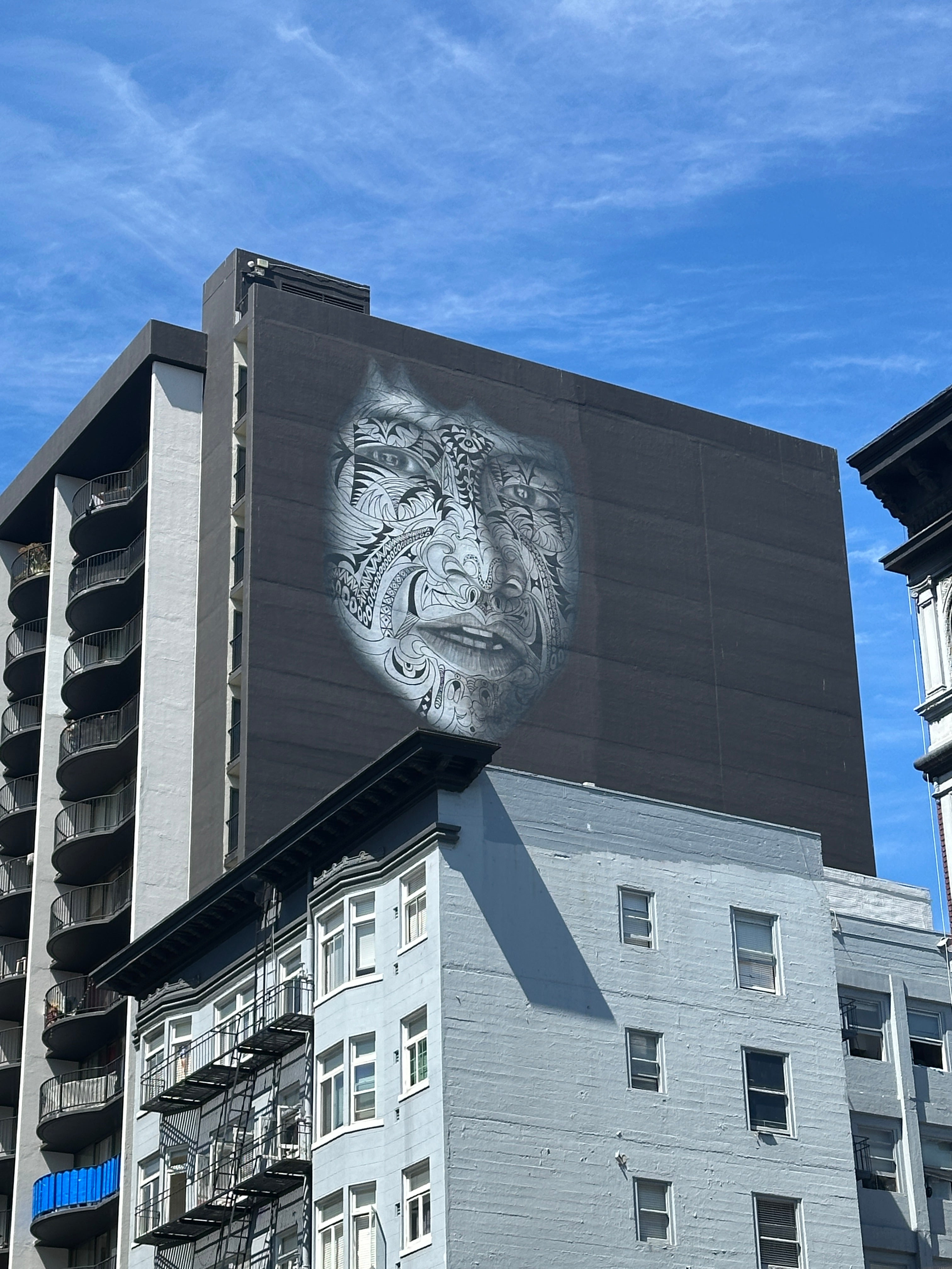 Class Trip San Francisco Street Art Tour — spotting stencil details along Valencia Street