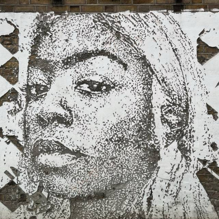 Team selfie in Shoreditch on an Interactive Street Art Tour London city walk