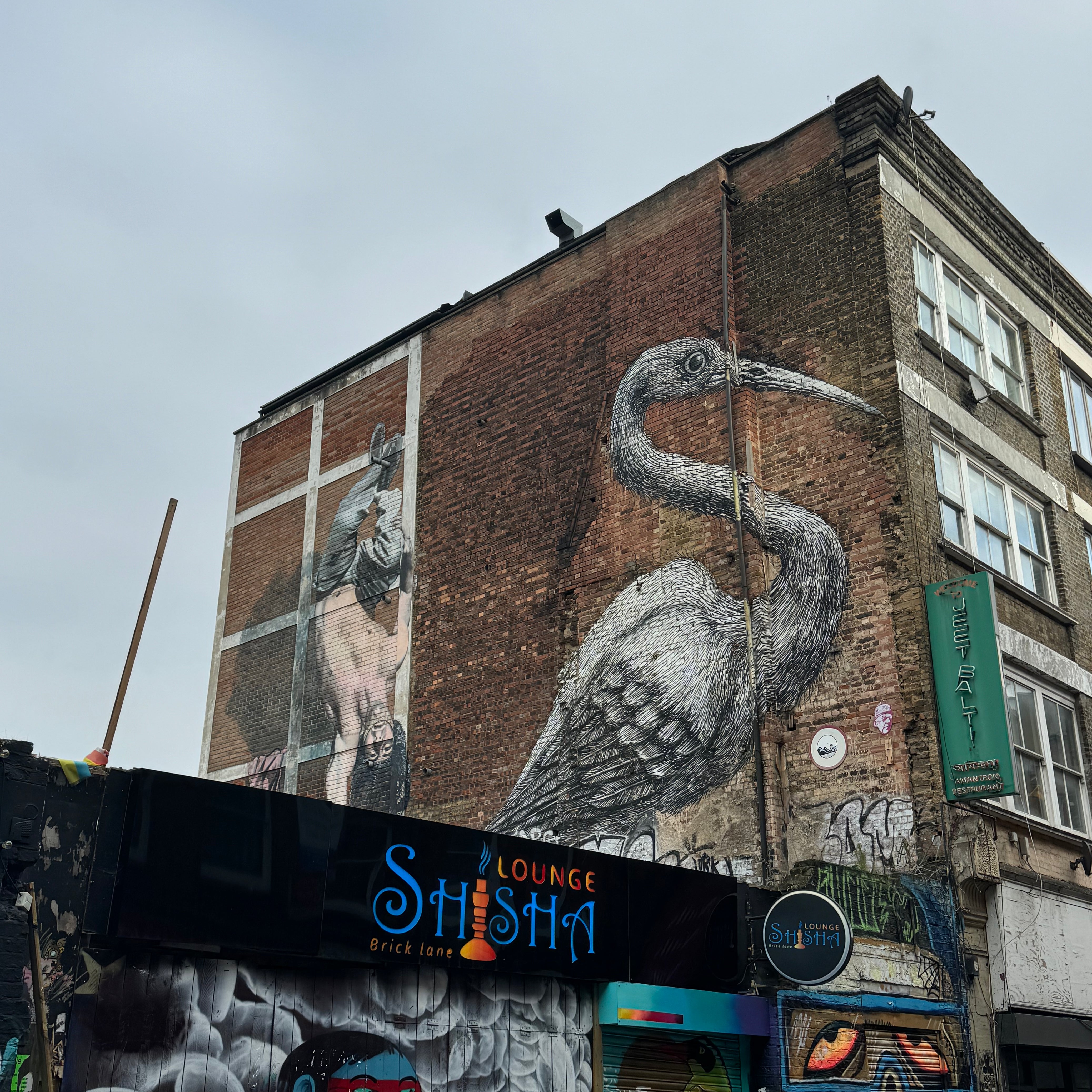 Class Trip London Street Art Tour — students starting near Shoreditch High Street