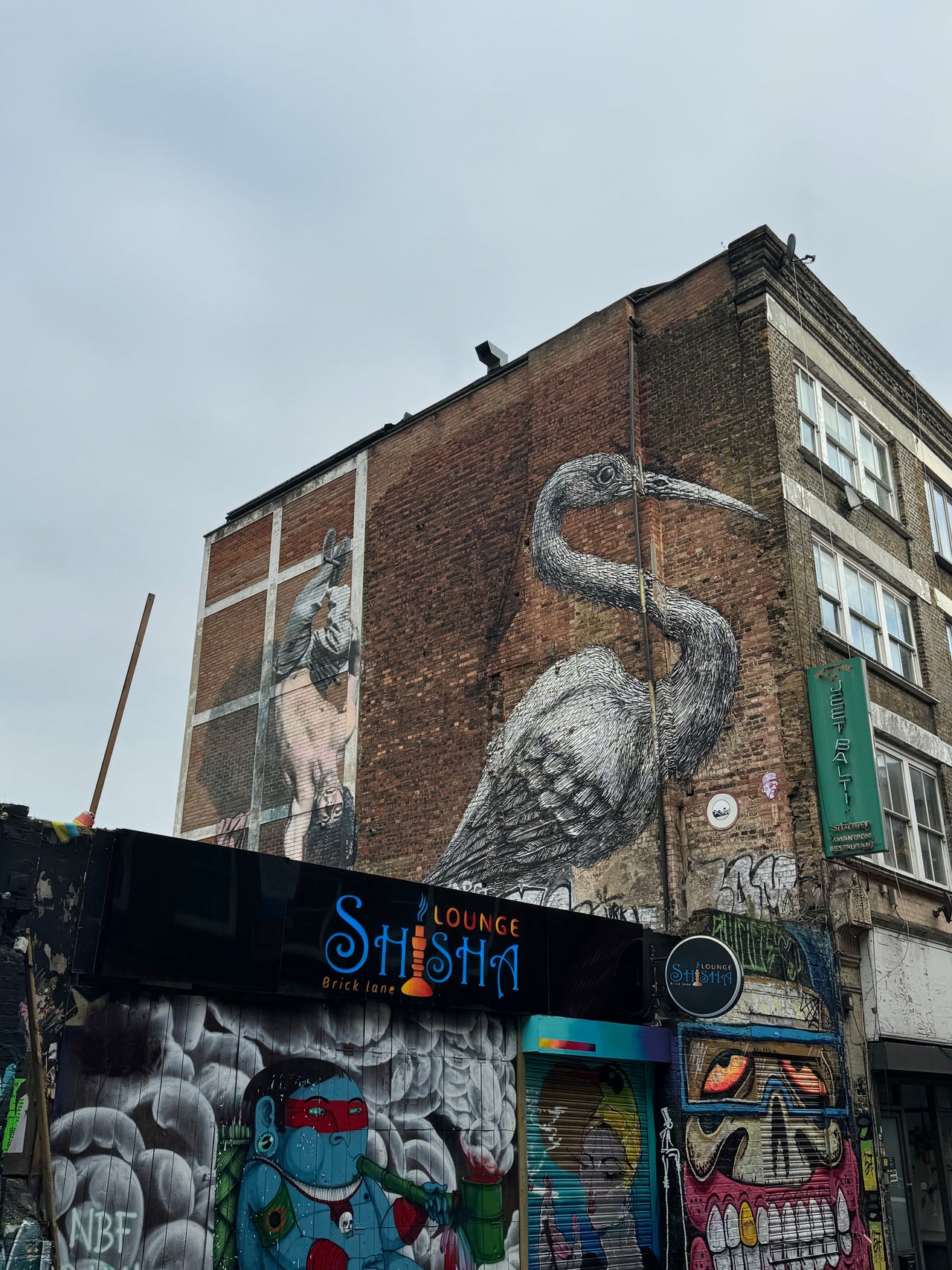 Class Trip London Street Art Tour — students starting near Shoreditch High Street