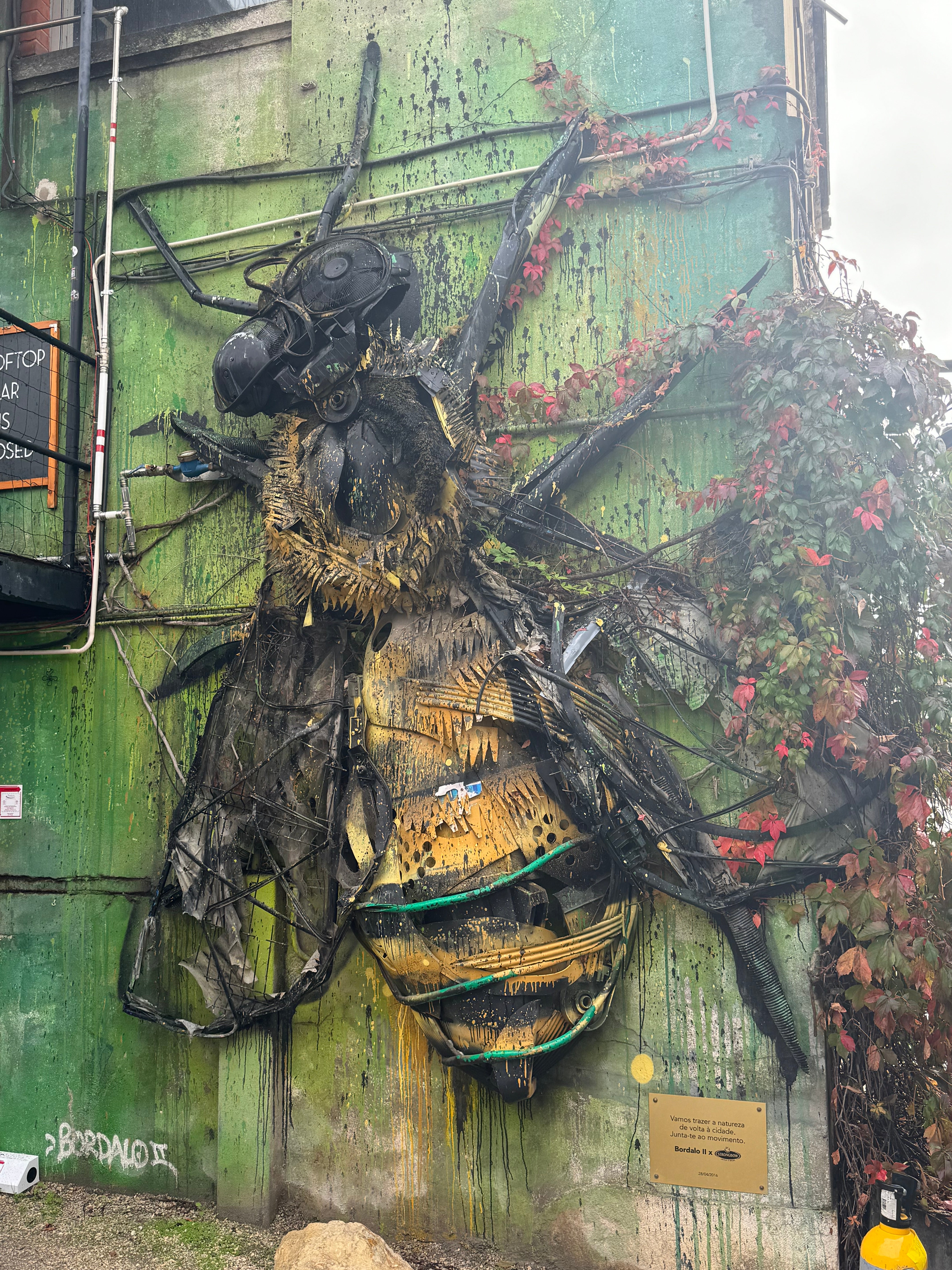 Lisbon Team Building Street Art Walk – explore murals by Bordalo II and Vhils in the LX Factory.