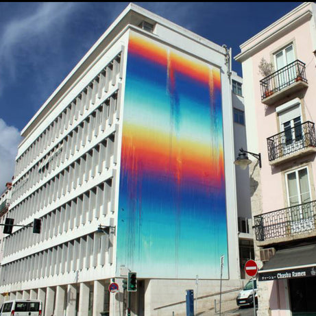 Lisbon Team Building Street Art Walk – mural hunting experience with Filipe Pantone.