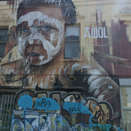 Class Trip Adelaide Street Art Tour — snack break at cafés on Leigh Street