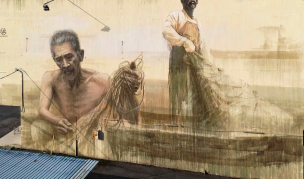 Class Trip Sydney Street Art Tour — students answering prompts on their own devices