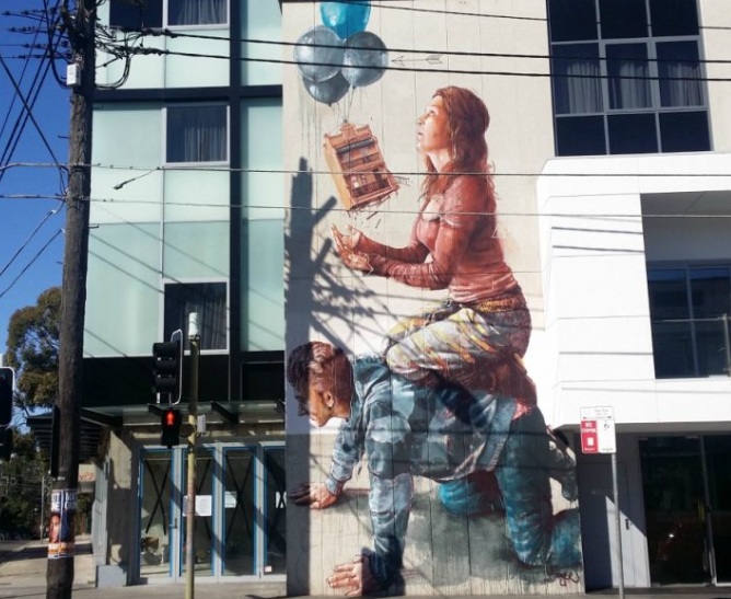 Sydney Team Building Street Art Walk — team navigating Newtown laneways near King Street