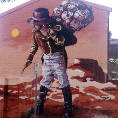 Sydney Team Building Street Art Walk — colleagues exploring Enmore Road with the app