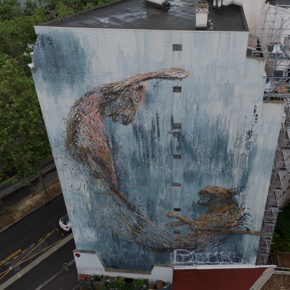 Class Trip Paris Street Art Tour — small teams exploring Boulevard Vincent Auriol with the app