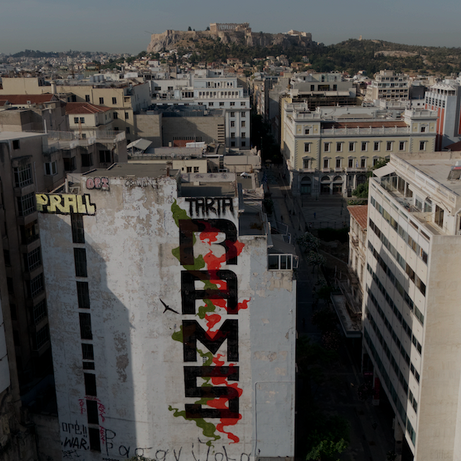Athens Team Building Street Art Walk – discovering hidden graffiti and colorful details around Hero’s Square