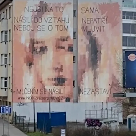 Class Trip Prague Street Art Tour — students answering prompts on their own devices