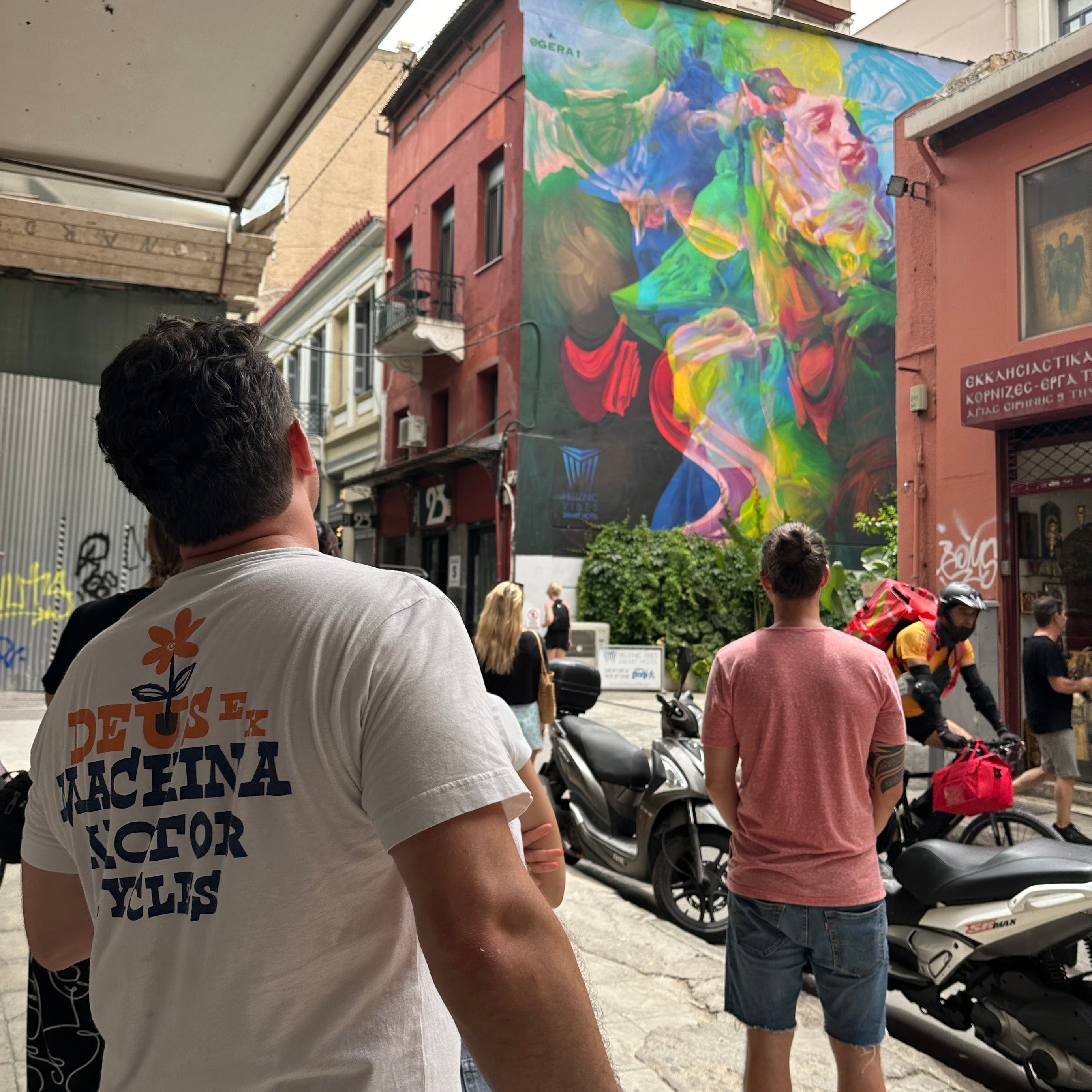 Athens Team Building Street Art Walk – vibrant wall art and street culture in the heart of Athens