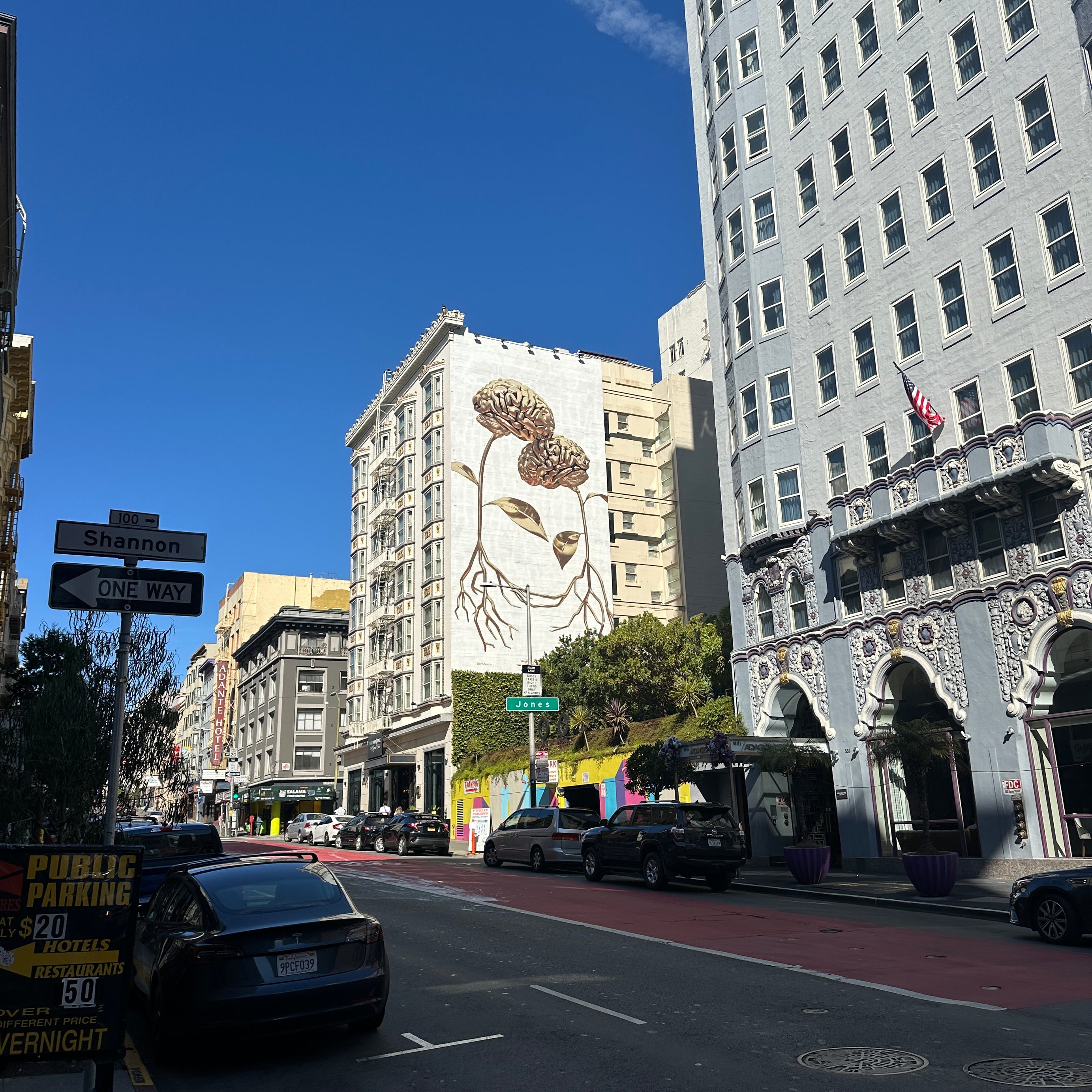Balmy Alley mural close-up captured on the Street Art Tour San Francisco