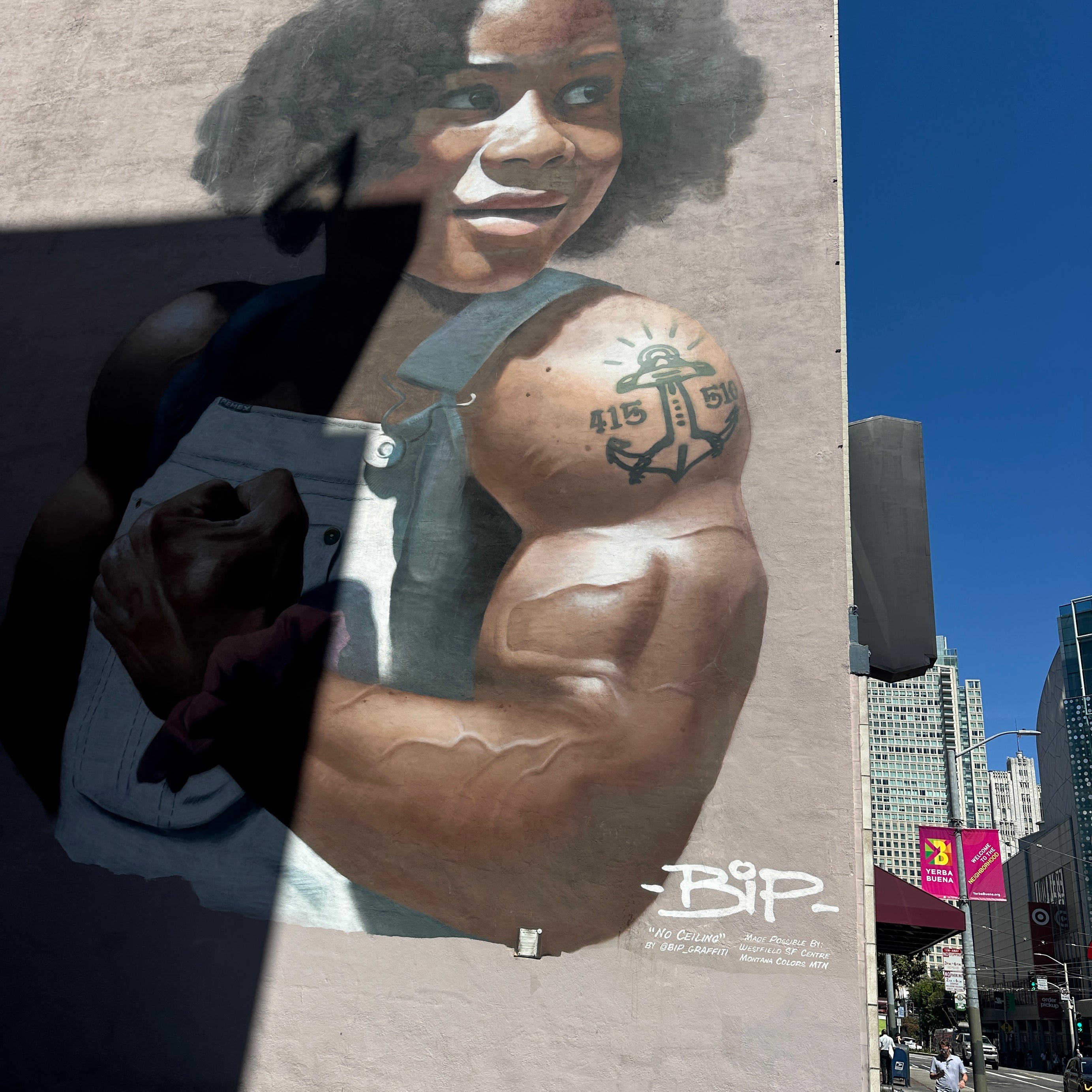 Students checking the live leaderboard on the Street Art Tour San Francisco