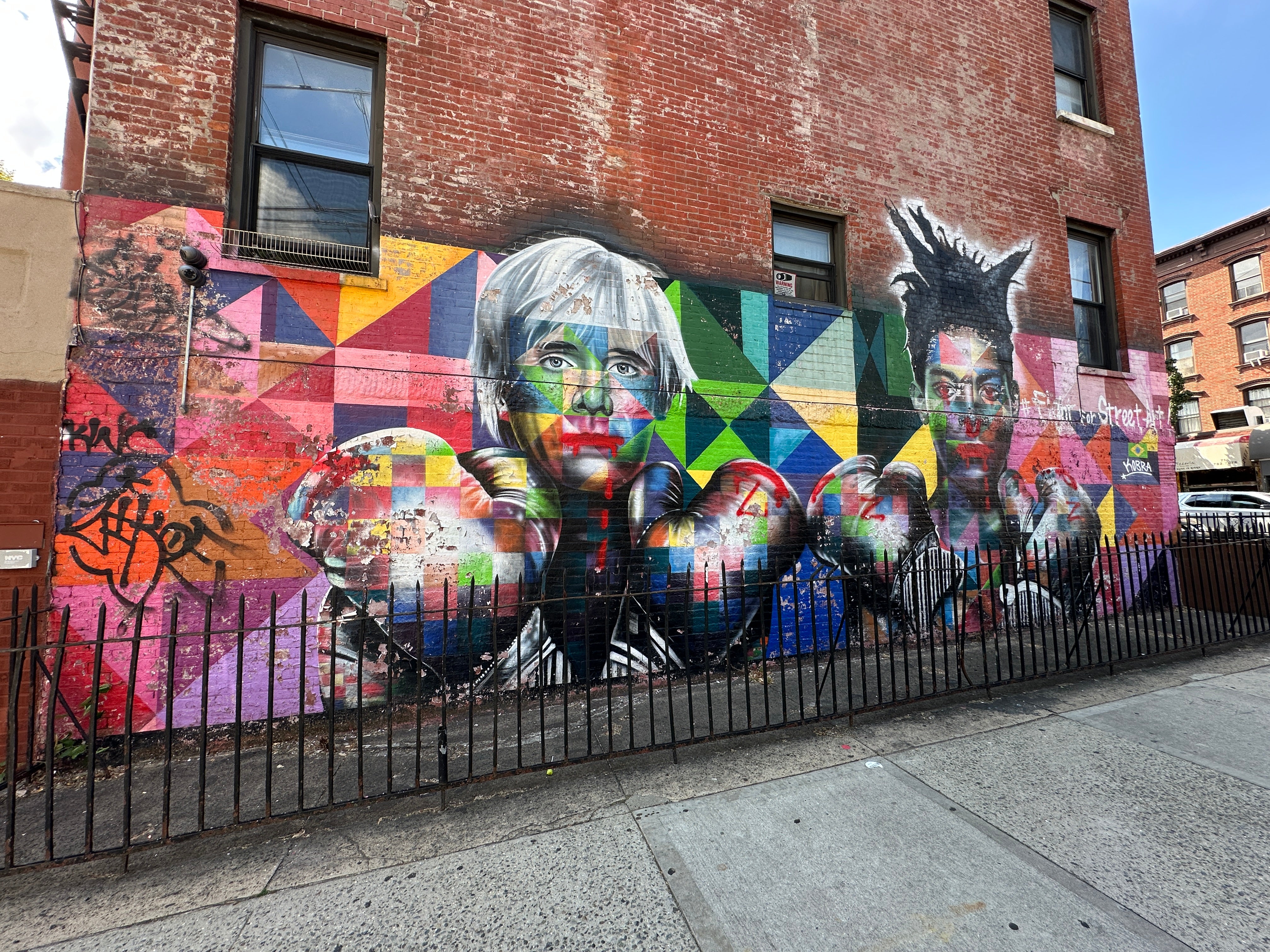 Class Trip New York Street Art Tour — students starting near Bedford Ave Station